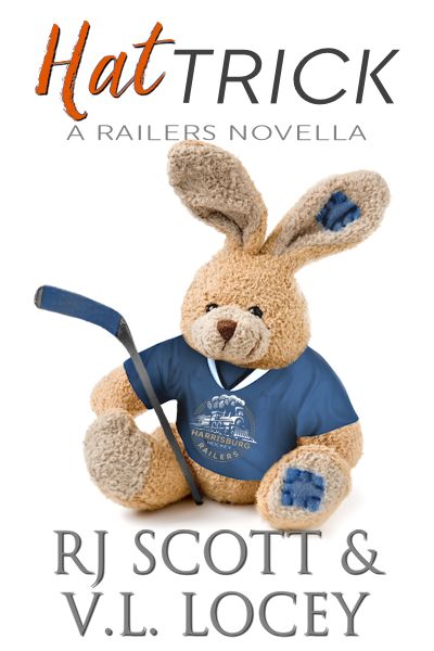 Hat Trick Railers 8 RJ Scott and VL Locey, USA Today bestselling MM Romance authors