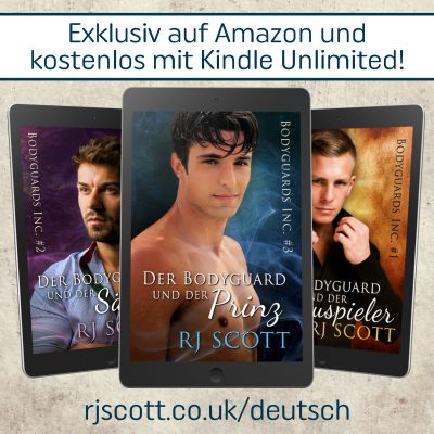 Der Bodyguard und der Prinz, RJ Scott USA Today best selling authors of Gay MM Romance
