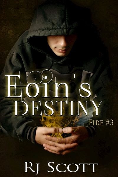 Eoin's Destiny - Fire 3 - RJ Scott MM romance author paranormal romance