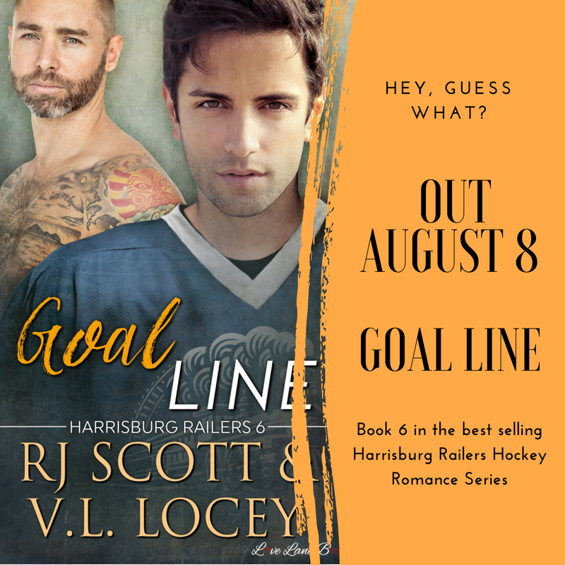 Goal Line, RJ Scott, V.L. Locey, Harrisburg Railers, Hockey Romance