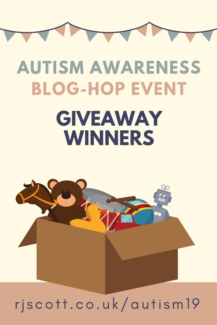 RJ Scott, Autism Awareness Giveaway Winners