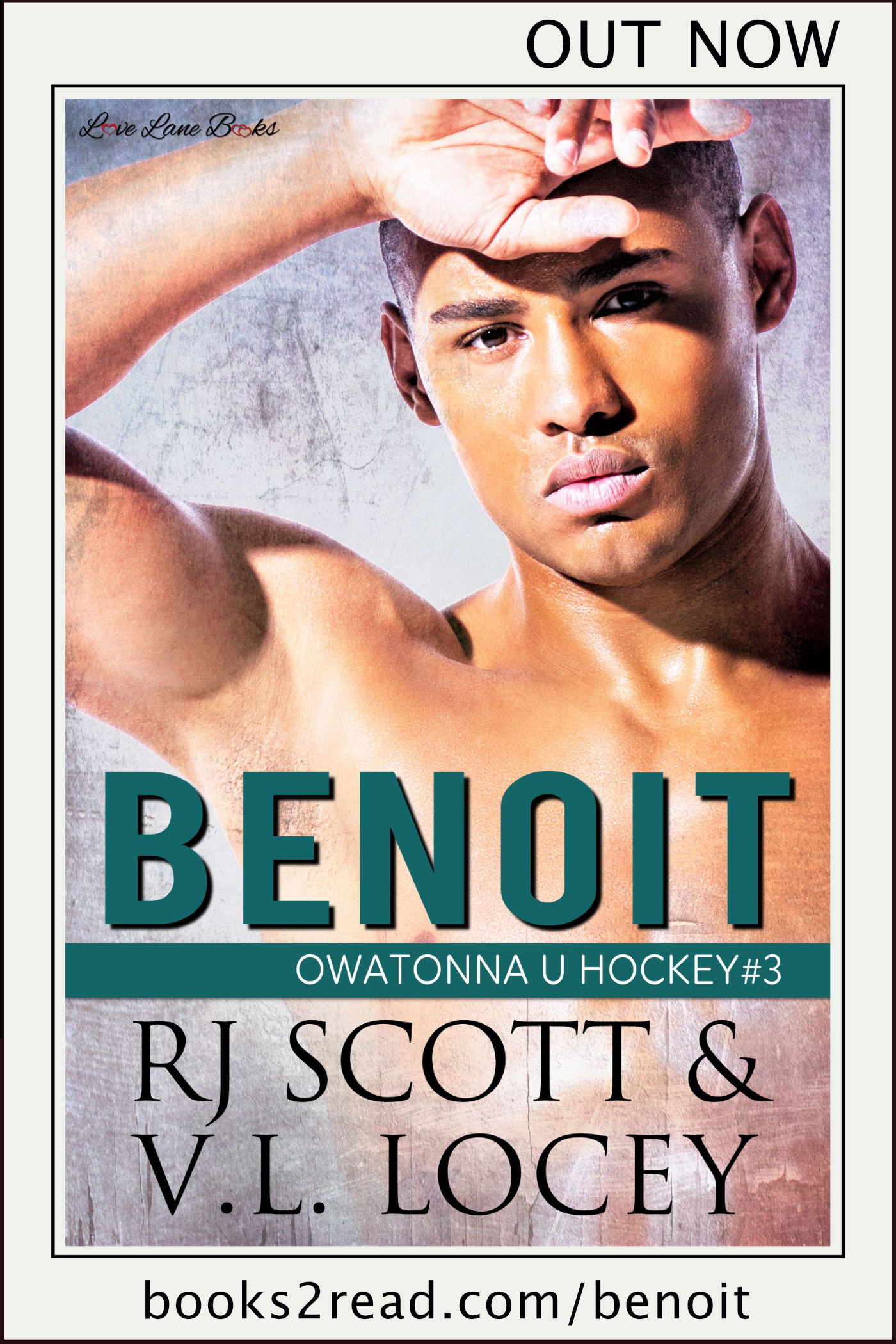 RJ Scott, Hockey Romance, MM Romance, Owatonna U, V.L. Locey