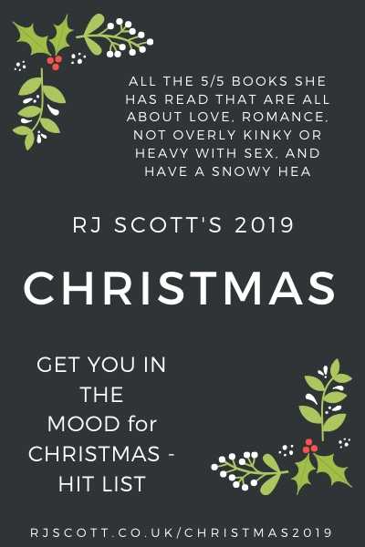 CHRISTMAS STORY RECOMMENDATIONS FOR 2019 FROM best selling MM Romance Author RJ SCOTT