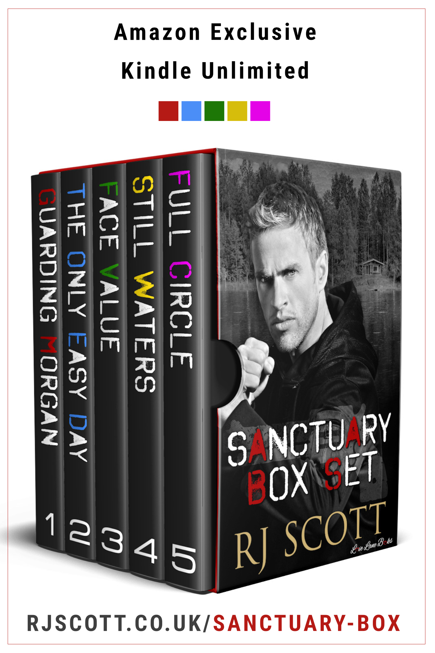 Sanctuary Box Set books 1 to 5 RJ Scott USA Today bestselling author of mm romance