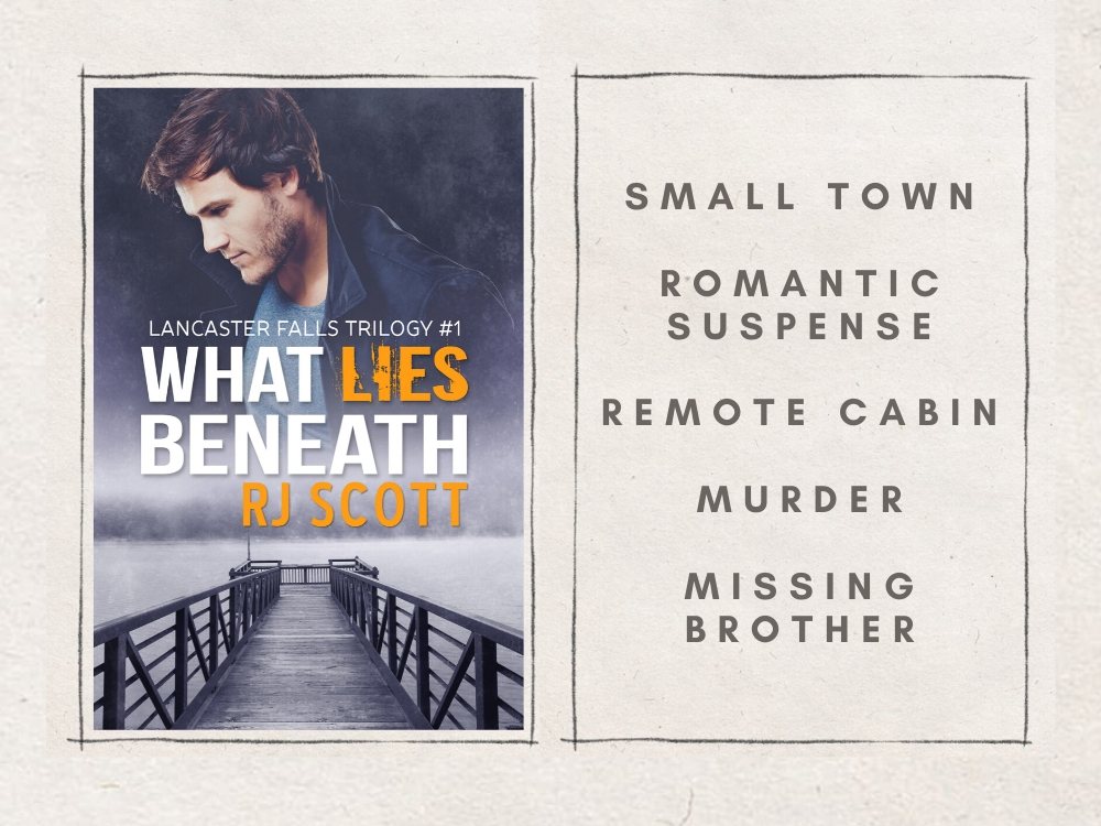Small Town Mystery, Romantic Suspense, Remote Cabin, Murder, Missing Brother - RJ Scott MM Romance Author