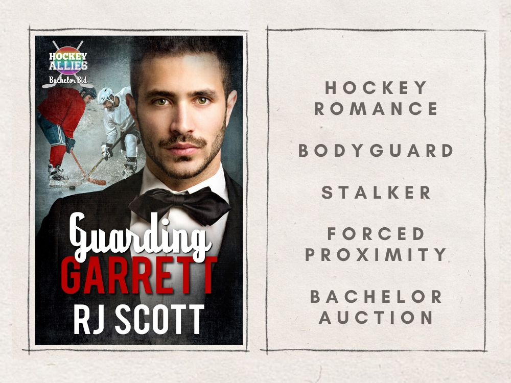 Hockey Romance, Bodyguards. Stalker, Forced Proximity, Bachelor Auction, Action Adventure, RJ Scott MM Romance Author