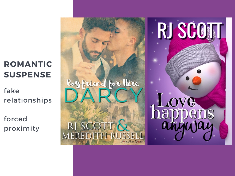 RJ Scott - bestselling author of MM Romance - Romantic Suspense