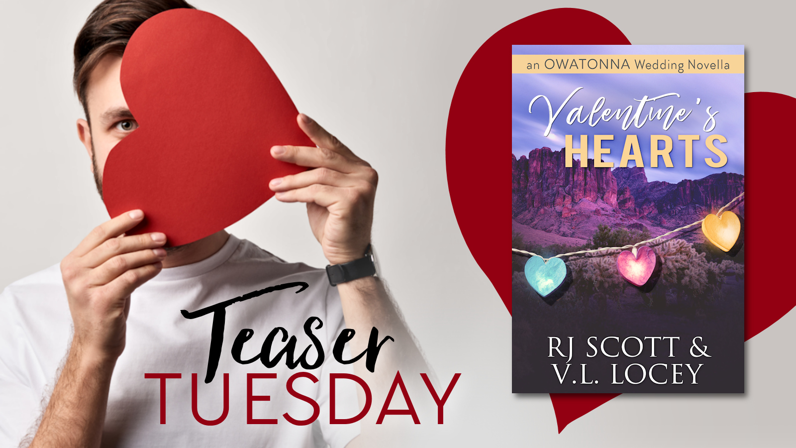 Teaser Tuesday Valentine's Hearts MMRomance RJ Scott