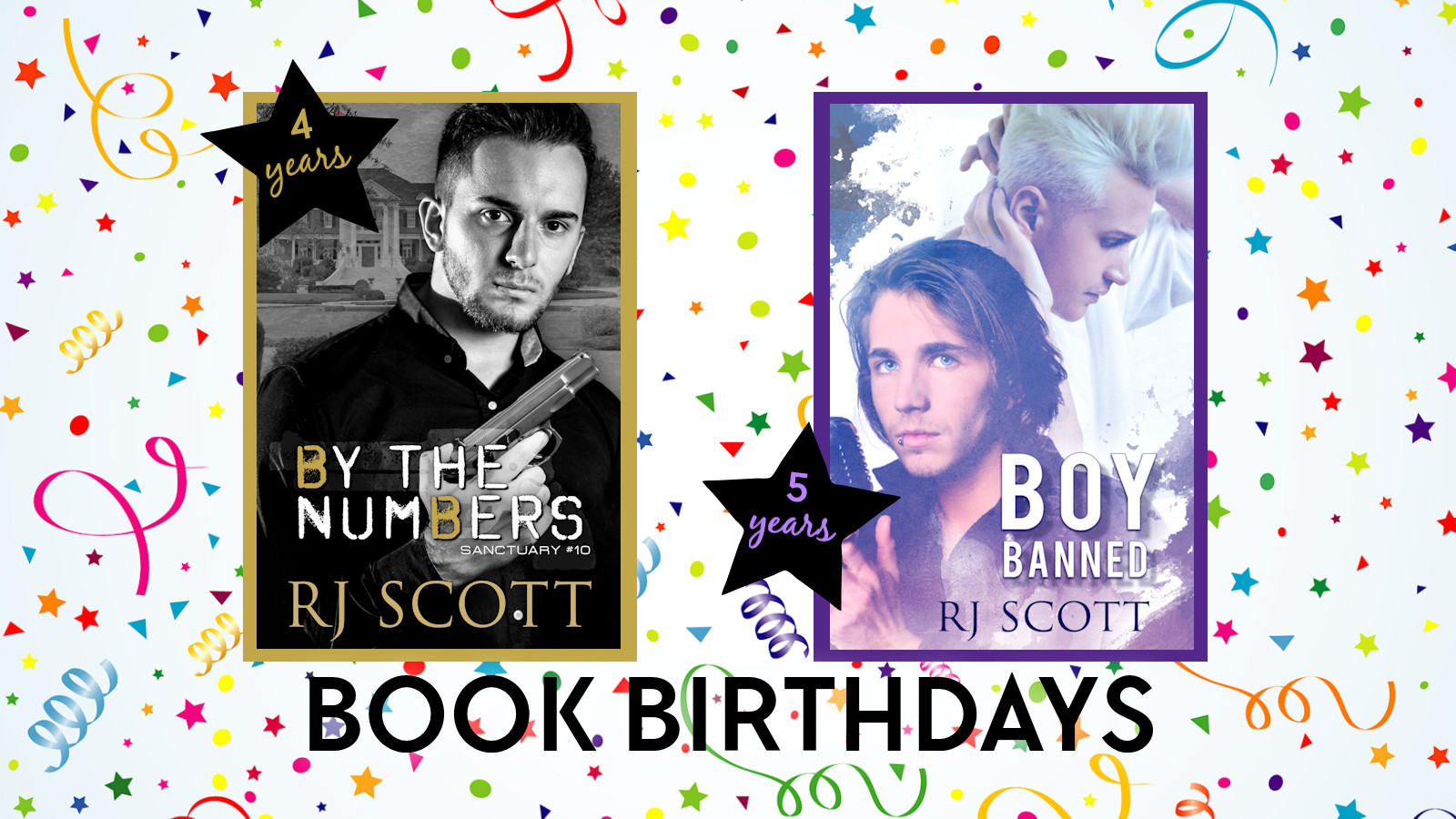 Book Birthdays May MM Romance RJ Scott
