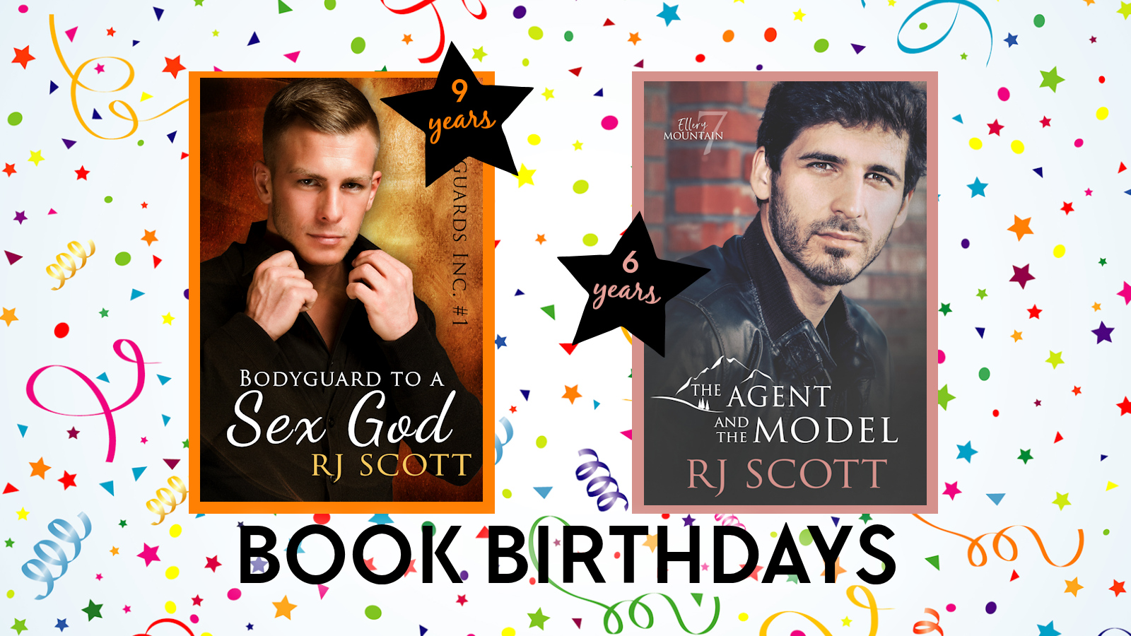 Book Birthdays MM Romance RJ Scott