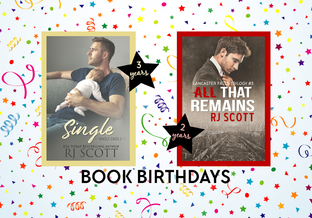 Book Birthdays MM Romance Suspense Single Dads RJ Scott