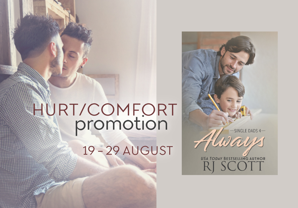 Hurt Comfort Promotion MM Romance RJ Scott