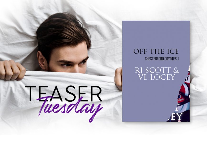 Teaser Tuesday Chesterford Coyotes MM Sports Romance RJ Scott VL Locey