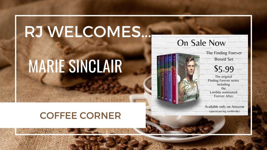 Marie Sinclair visits RJ's Coffee Corner