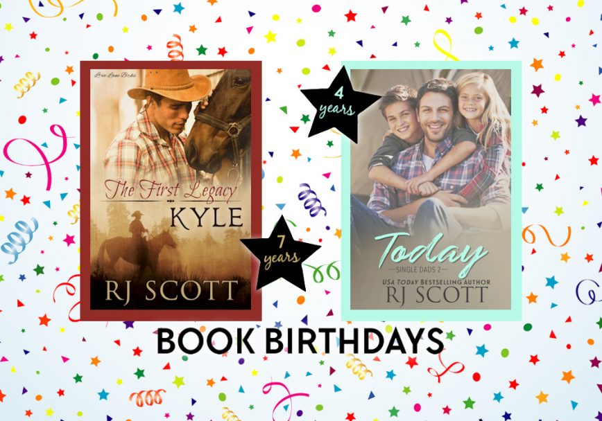 Book Birthdays MM Single Dads Cowboys Romance RJ Scott