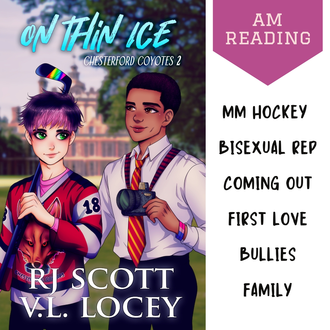 On Thin Ice RJ scott VL Locey MM Hockey Romance Young Adult 