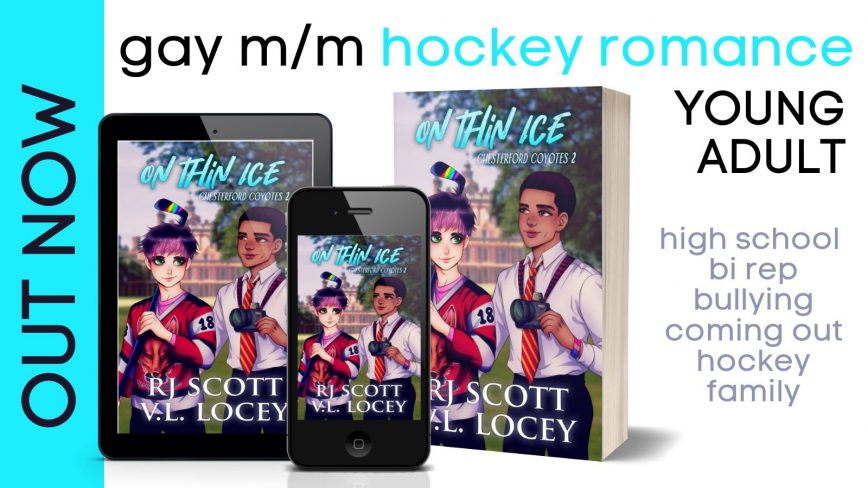 On Thin Ice RJ scott VL Locey MM Hockey Romance Young Adult